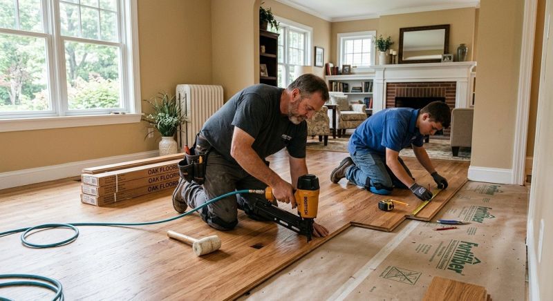 Oak Floor Installation in San Antonio, TX