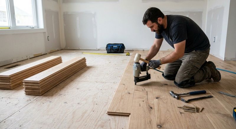 Oak Floor Installation in San Antonio, TX