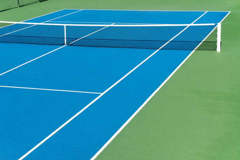 Court cleaning and line repainting